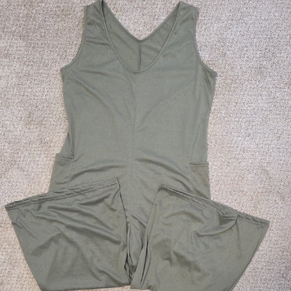 Olive Green Women's Jumpsuit XL